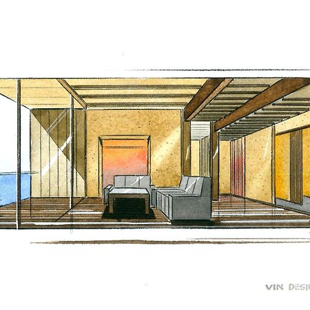 منتجع أمان سيكاي  بيبّ الغرفة الصورة Interior design sketch