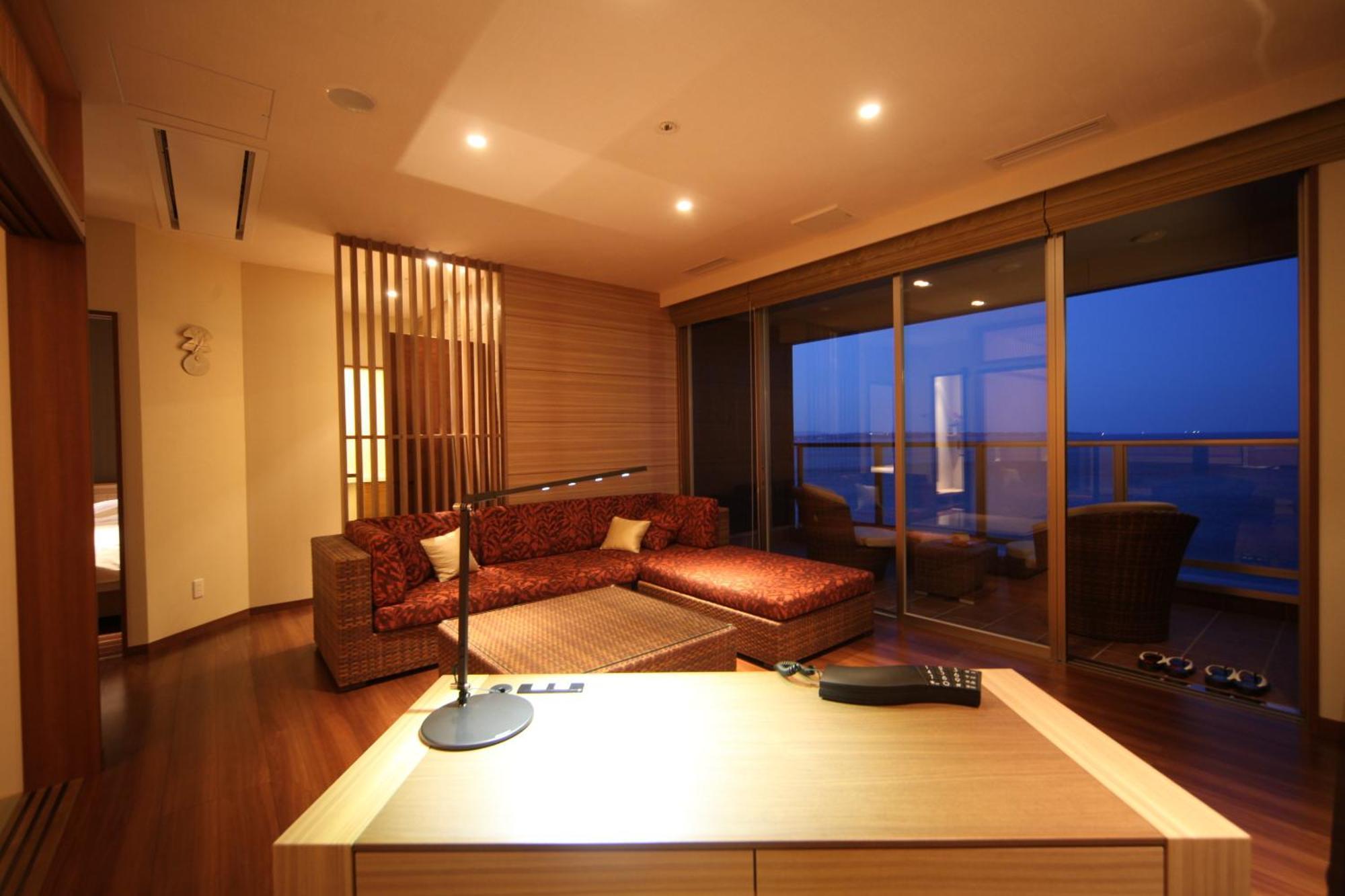 منتجع أمان سيكاي  بيبّ الغرفة الصورة A suite at the hotel